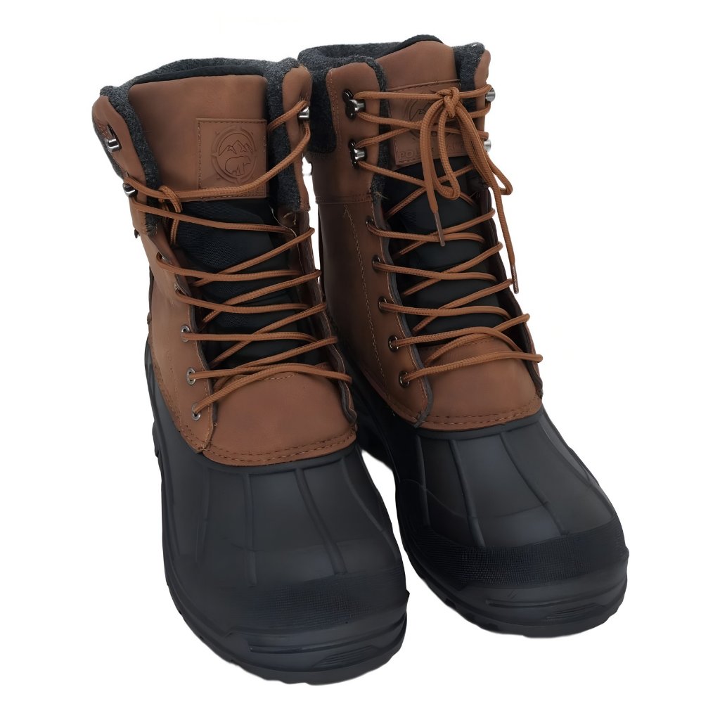 Polar Range Men's Fowler Waterproof Lace-Up Boots Tan 12m